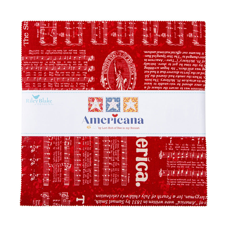 10" Stacker--Americana by Lori Holt of Bee in My Bonnet for Riley Blake Designs