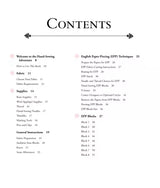 TOC Page 1 of Hand Sewing book by Becky Goldsmith.