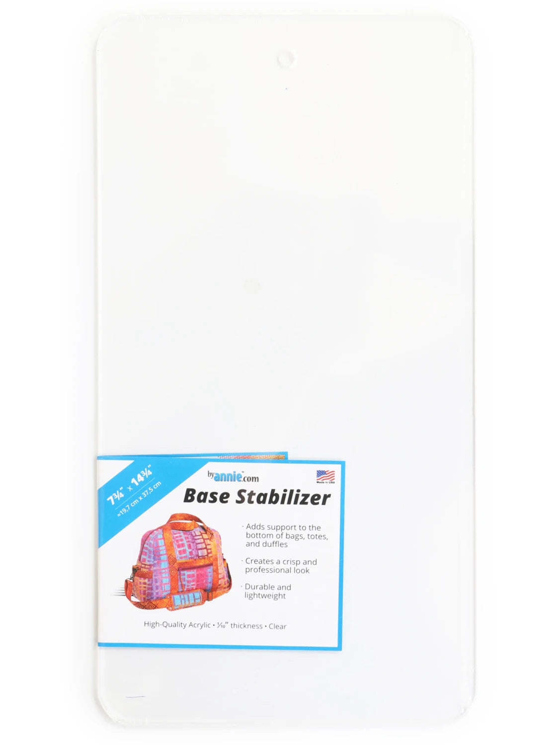 ByAnnie Clear Acrylic Base Stabilizers for Bags | All Sizes