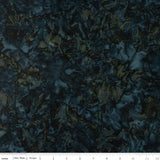 Color Play Mottled Rainstorm BT21500-308 blue black mottled batik fabric by Riley Blake Designs