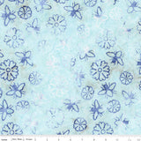 Expressions Batiks Watercolor Daisies by Beverly McCullough for Riley Blake Designs, SKU BT23242-281