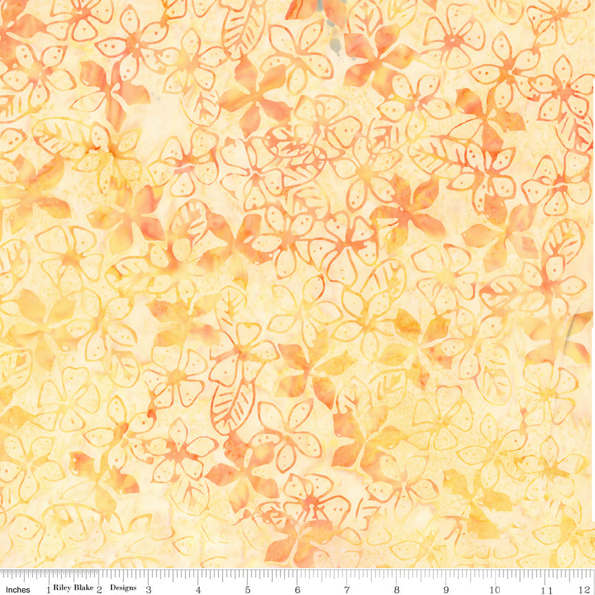 Expressions Batiks by Riley Blake Designs, Tjaps A New Day Peach Cupcake - BT23290-231