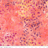 Expressions Batiks by Riley Blake Designs, Tjaps A New Day Coral Fiesta - BT23291-243