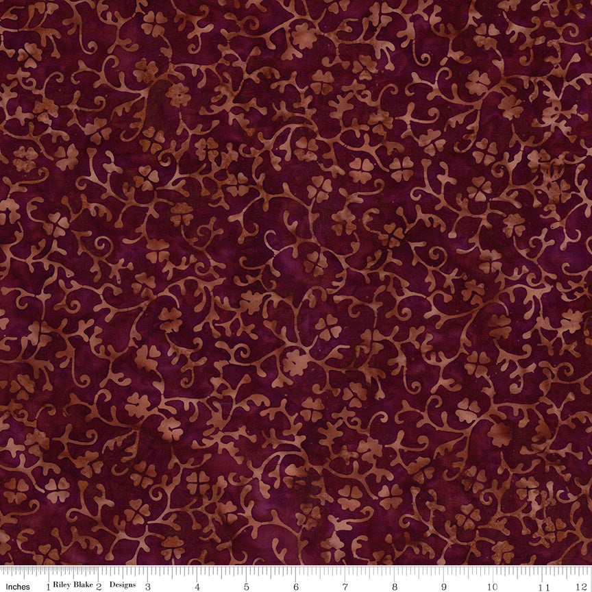 Riley Blake Designs Expressions Batiks - Divine Vines, SKU BT23303-137