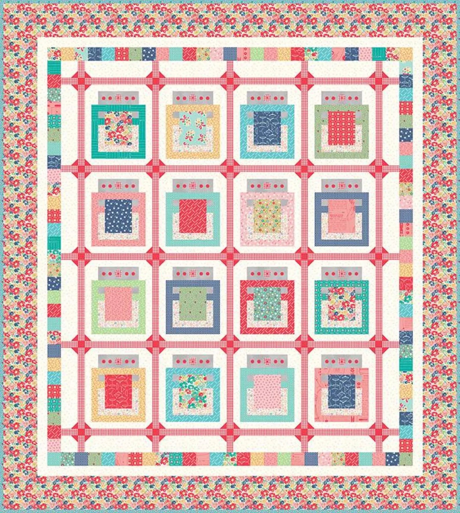 Baked With Love Quilt Pattern by Lori Holt of Bee in My Bonnet
