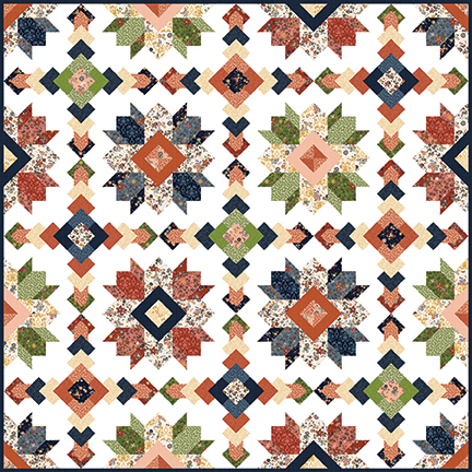 Curated Blooms by Judi Madsen Designs Quilt Kit
