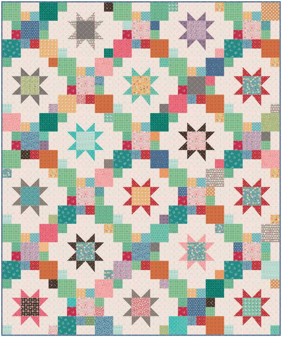 Brightly Quilt Pattern by Cluck Cluck Sew SKU CCS193