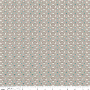 Bee Dots by Lori Holt C14170 Fawn--Pewter