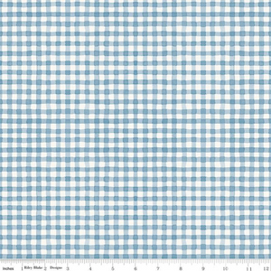 Countryside Gingham Blue by Lisa Audit for Riley Blake Designs SKU# C14537-BLUE