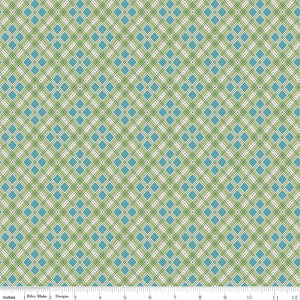 Autumn Lettuce Plaid Yardage by Lori Holt of Bee in My Bonnet SKU# C14651-LETTUCE