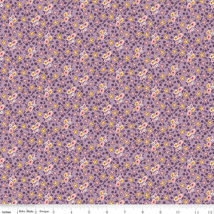 Autumn Plum Bouquet Yardage by Lori Holt of Bee in My Bonnet SKU# C14656-PLUM