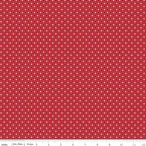 Autumn Schoolhouse Dots Yardage by Lori Holt of Bee in My Bonnet SKU# C14657-SCHOOL