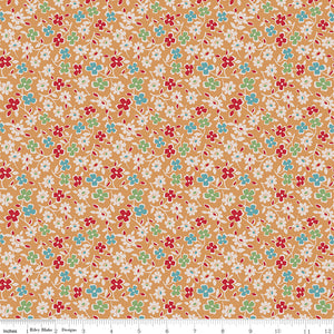 Autumn Cider Cosmos Yardage by Lori Holt of Bee in My Bonnet SKU# C14659-CIDER