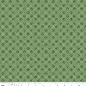 Autumn Basil Kerchief Yardage by Lori Holt of Bee in My Bonnet SKU# C14668-BASIL