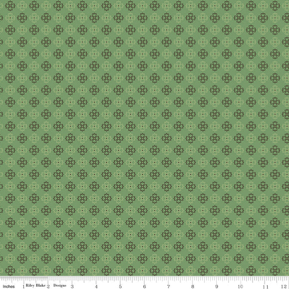 Autumn Basil Kerchief Yardage by Lori Holt of Bee in My Bonnet SKU# C14668-BASIL