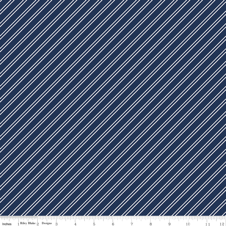 Between the Pages by Fran Gulick of Cotton and Joy for Riley Blake Designs, SKU C15374-NAVY
