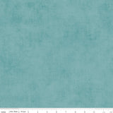 Shades Light Teal C200-LIGHTTEAL tonal teal quilting cotton by Riley Blake Designs with ruler showing print scale