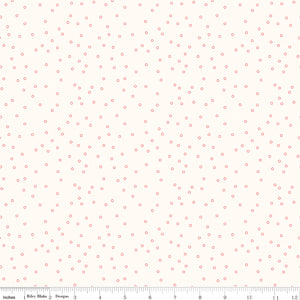 Bee Backgrounds  Tiny Circles Coral SKU C6384-CORAL