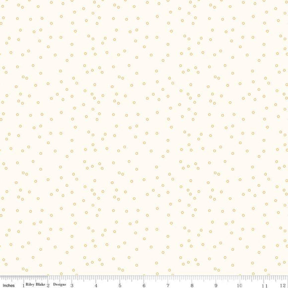 Bee Backgrounds Honey Tiny Circles SKU C6384-HONEY