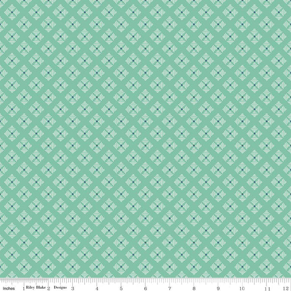 Lori Holt Raisin Bee Basics SKU C6409-TEAL