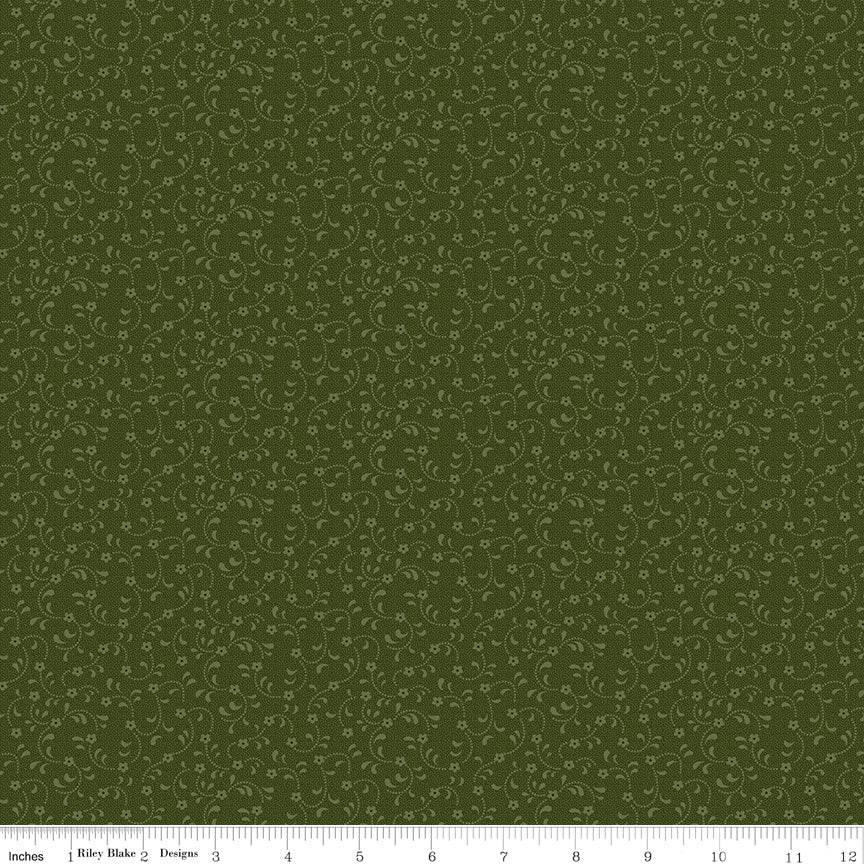 Riley Blake Floret Cottons SKU C675-CHIVE
