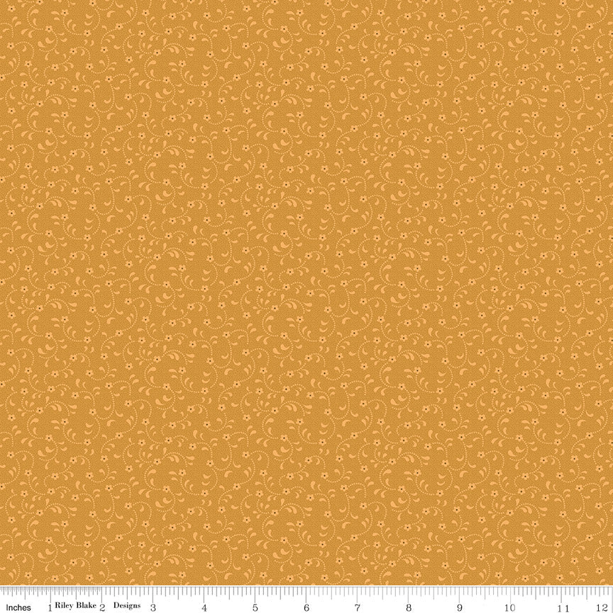 Riley Blake Floret Cottons SKU C675-MARIGOLD