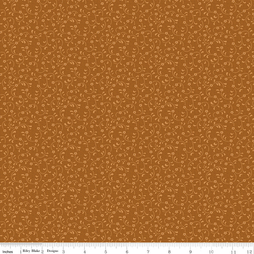 Riley Blake Floret Cottons SKU C675-SPICE
