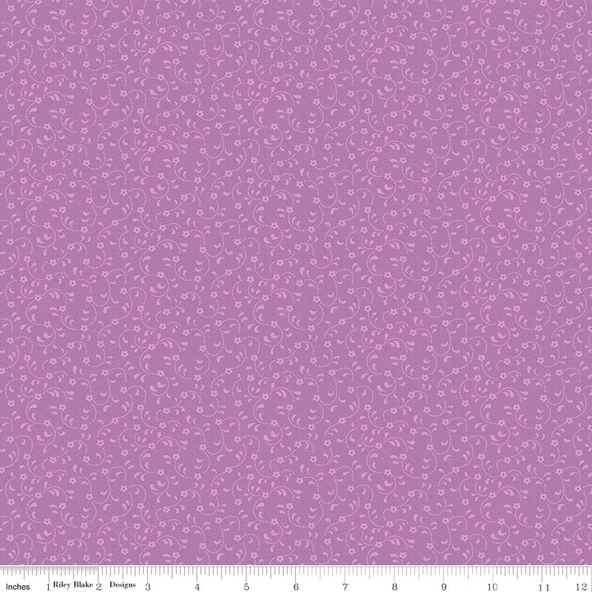 Riley Blake Floret Cottons SKU C675-VIOLET