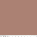 Riley Blake Designs C120-Gingersnap Confetti Cottons fabric featuring a smooth, solid warm ginger-brown color.