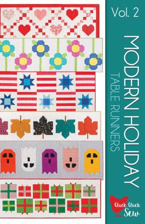 Modern Holiday 2 Table Runners Pattern Booklet by Cluck Cluck Sew SKU CCS210