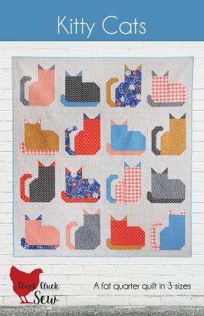 Kitty Cats Quilt Pattern by Cluck Cluck Sew SKU CCS212