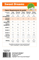 Cozy Quilt Designs Sweet Dreams Pattern