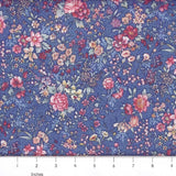 Country Floral 09-Blue Quilting Cotton - 100% Cotton