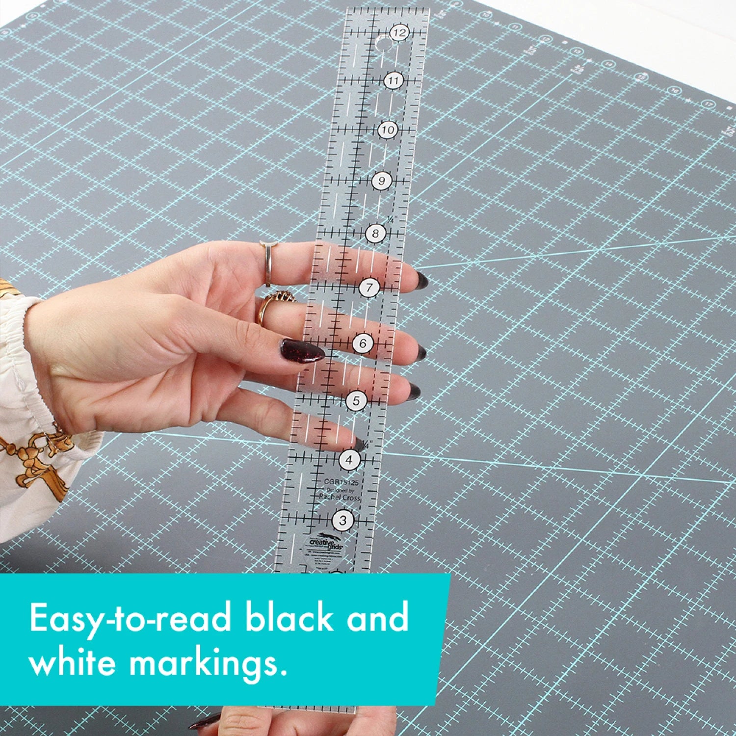 Creative Grids® Quilt Ruler 1-1/2" x 12-1/2"
