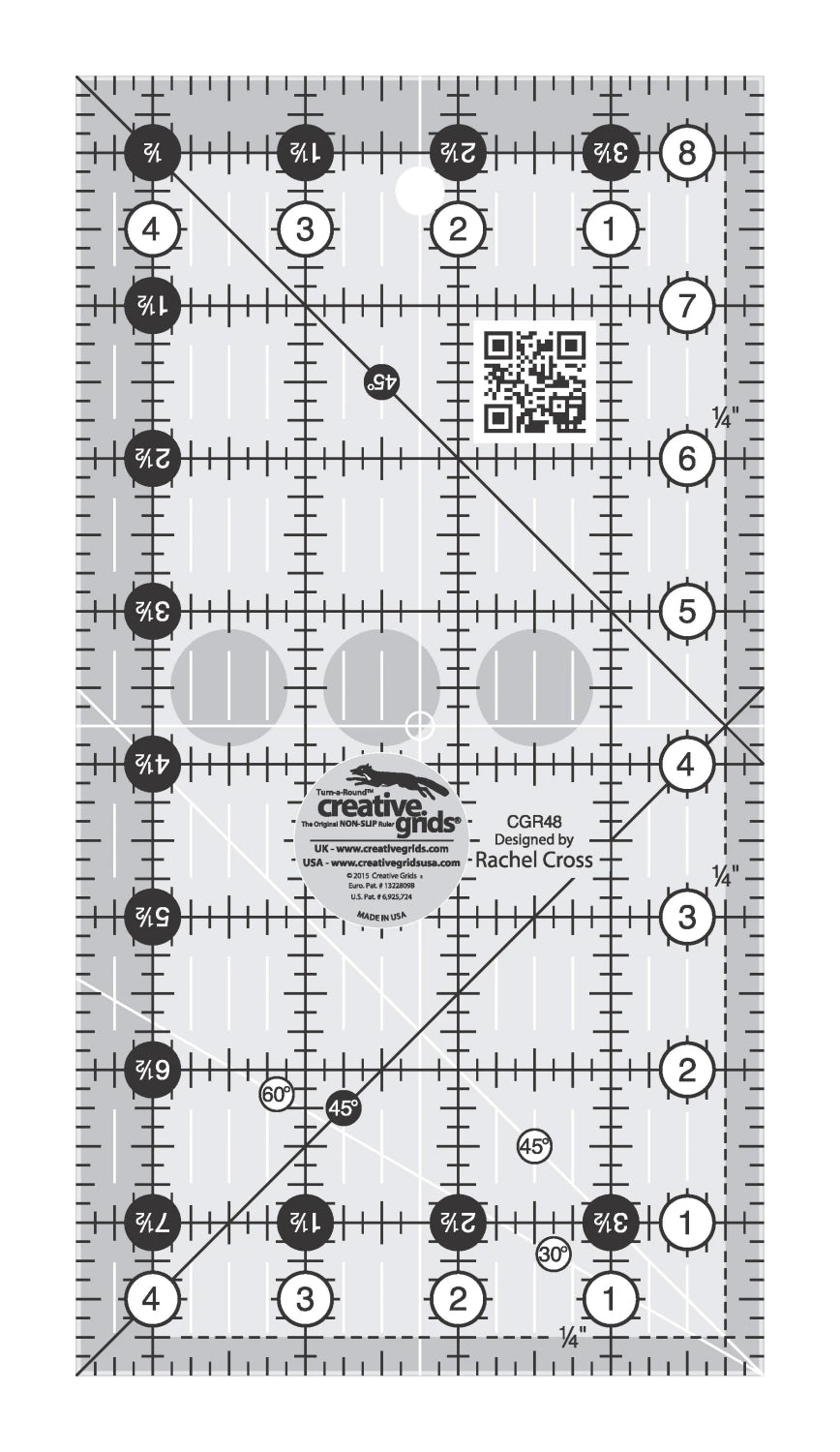 Creative Grids® Quilt Ruler 4-1/2" x 8-1/2" CGR48