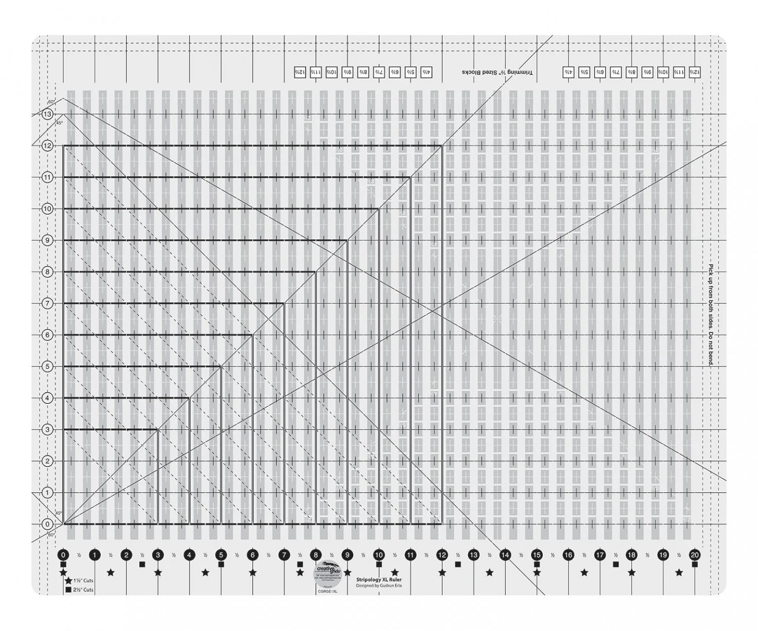 Creative Grids® Stripology XL Ruler