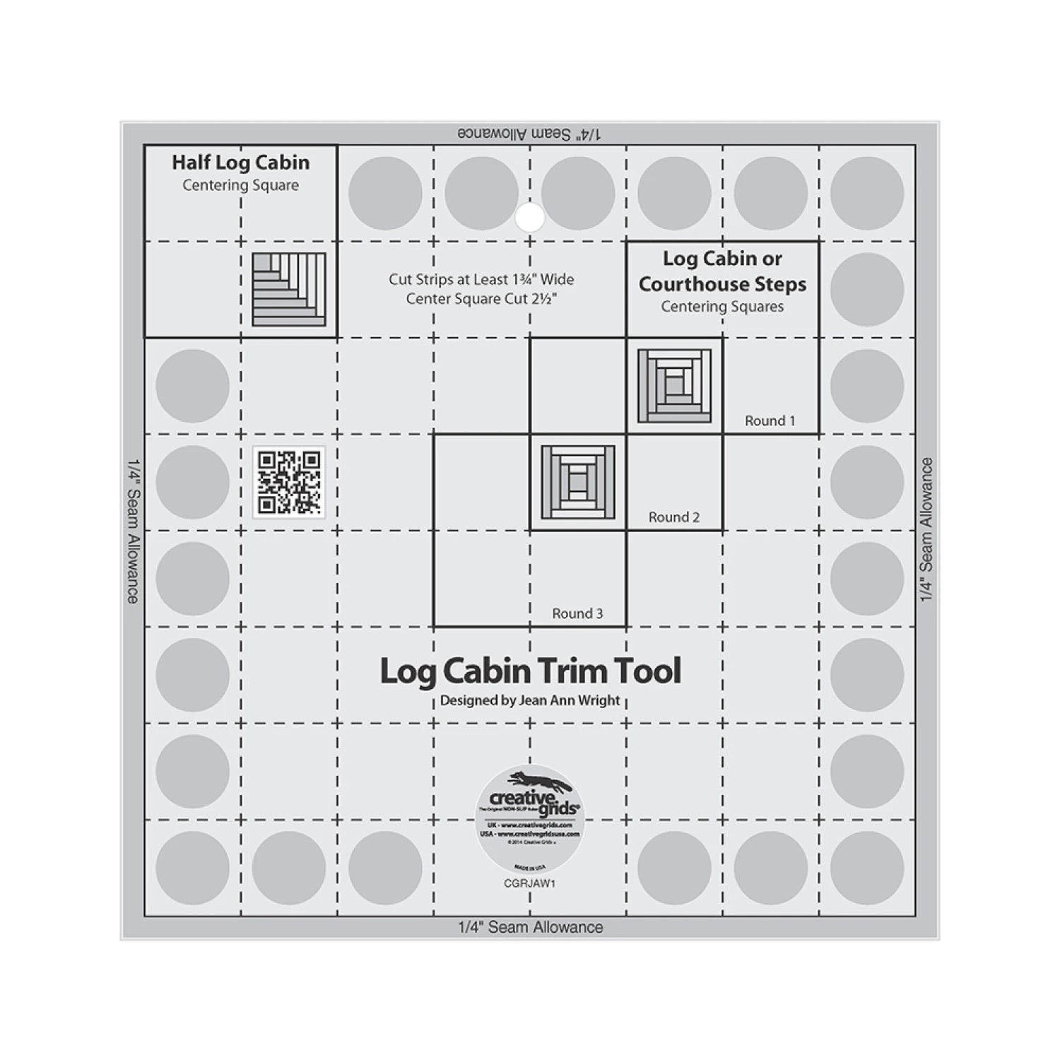 Creative Grids® 8" Log Cabin Trim Tool
