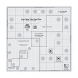 Creative Grids® Log Cabin Trim Tool Two 6in & 12in Blocks Quilt Ruler