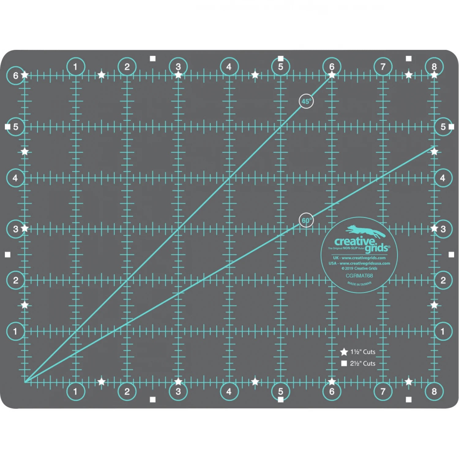 Creative Grids 6" x 8" Self-Healing Cutting Mat