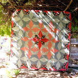 Lattice Star Quilt Pattern by Carolina Moore for Cut Loose Press<br> Click for fabric requirements