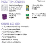Chicken Kitchen Set by Jean Ann Wright for Cut Loose Press