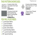 City Stars Lap / Crib Quilt Pattern by Lisa Debord for Cut Loose Press