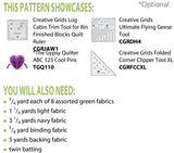 Stars in the Cabin Throw Sized Quilt Pattern by Penny Haren for Cut Loose Press