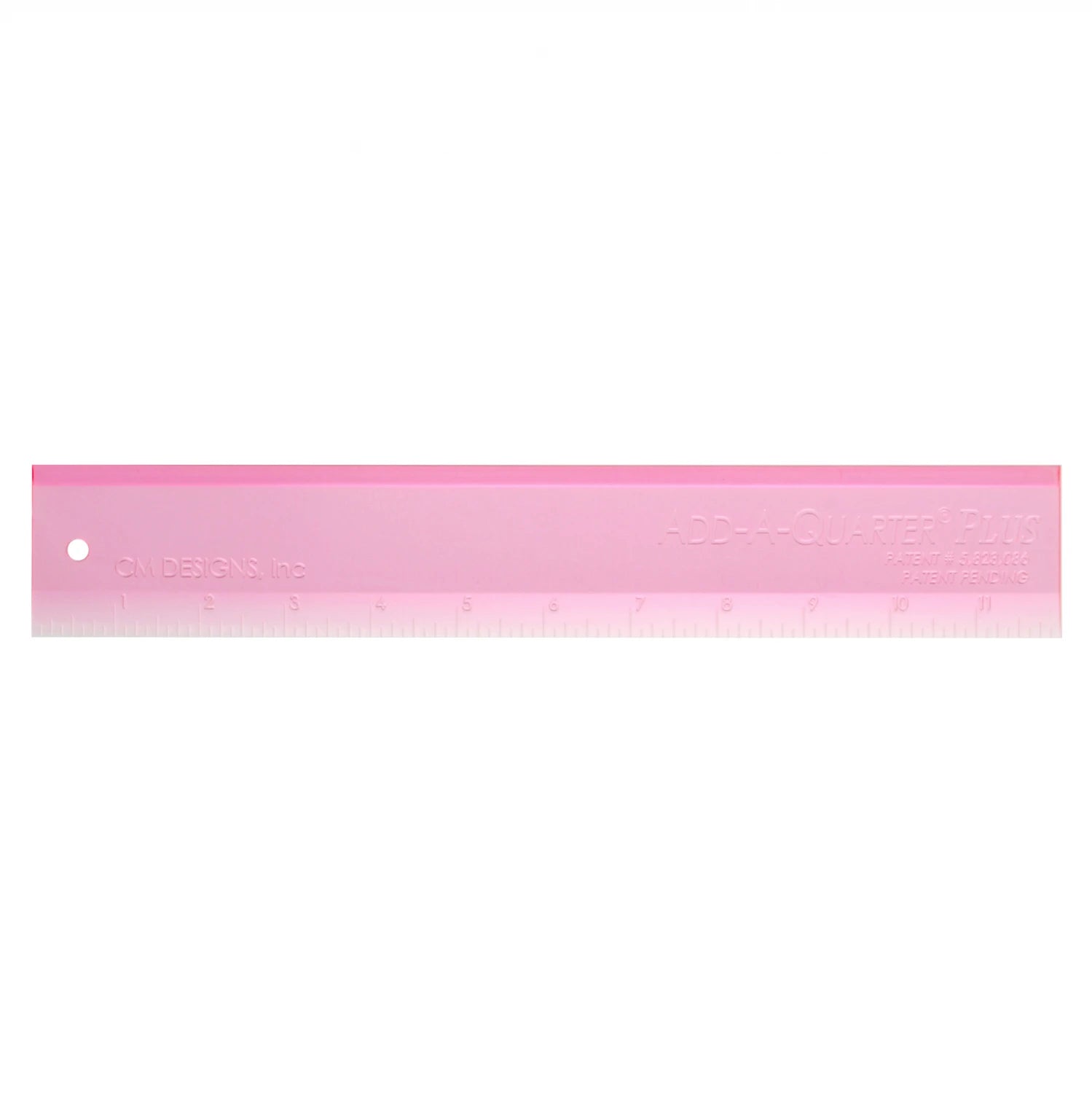 Add-A-Quarter Plus Ruler by CM Designs--12-Inch