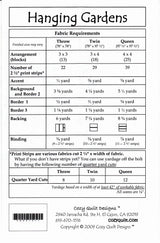 Cozy Quilt Designs Hanging Gardens Pattern