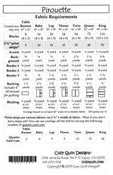 Cozy Quilt Designs Pirouette Pattern