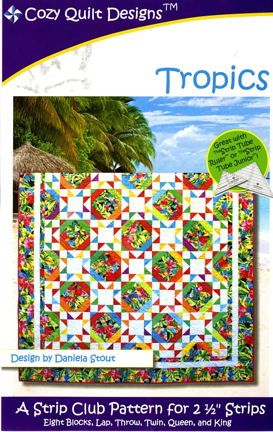 Cozy Quilt Designs Tropics Pattern