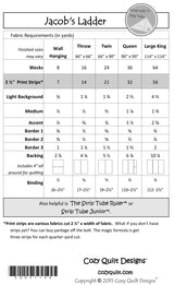 Cozy Quilt Designs Jacob's Ladder Pattern