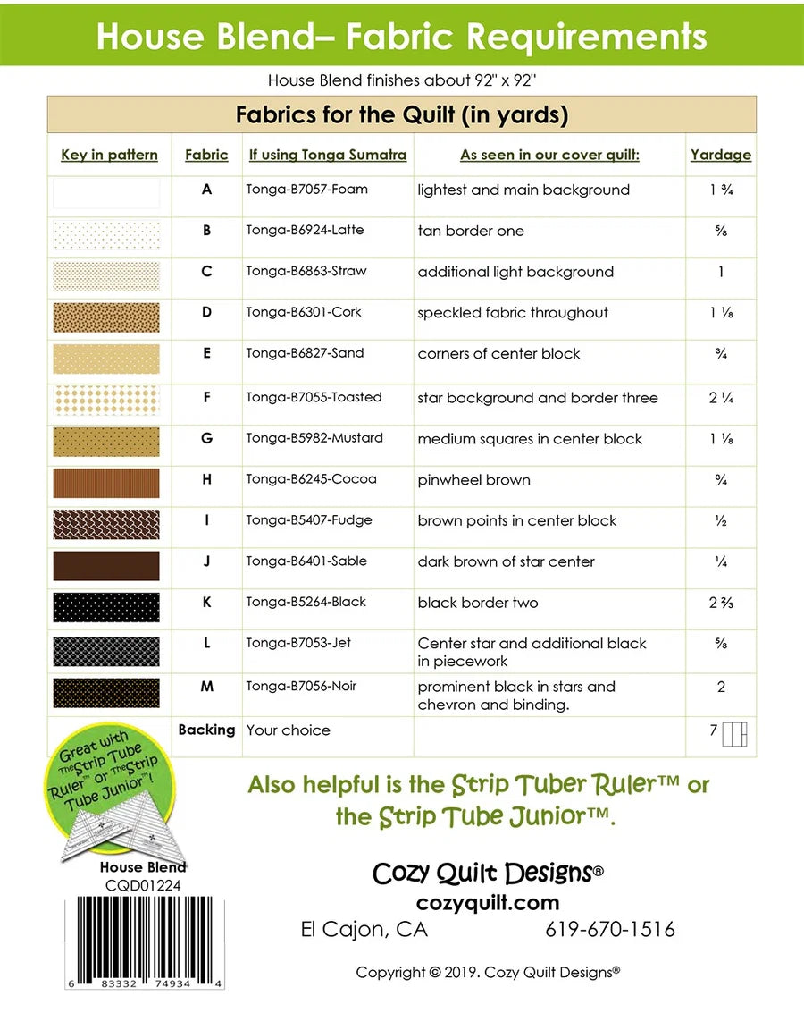 Cozy Quilt Designs House Blend Medallion Quilt