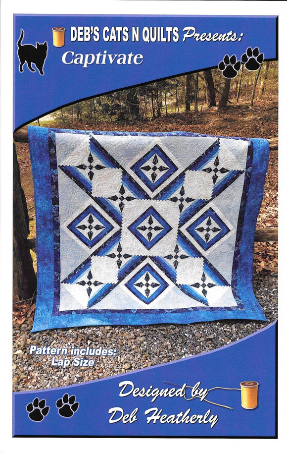 Captivate Quilt Pattern by Deb Heatherly